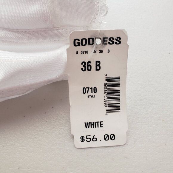 Goddess Strapless Corset Size 36B White Wedding NEW Underwire Sexy - Picture 4 of 6